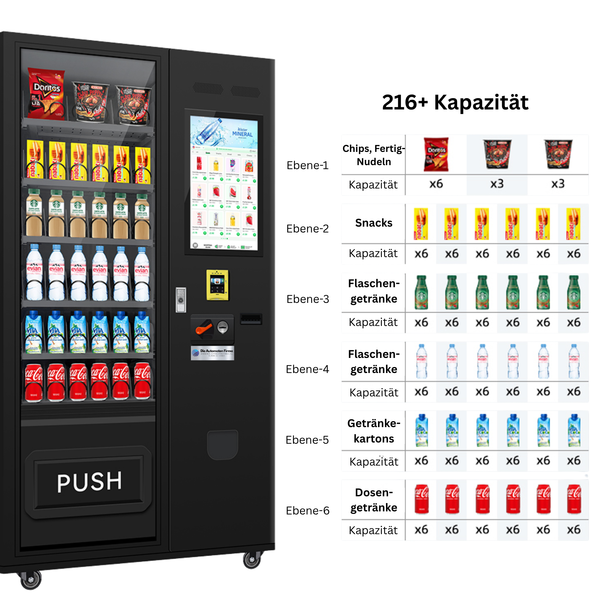 DAF-Chasseral-Snackautomat 216+ (Big Screen)