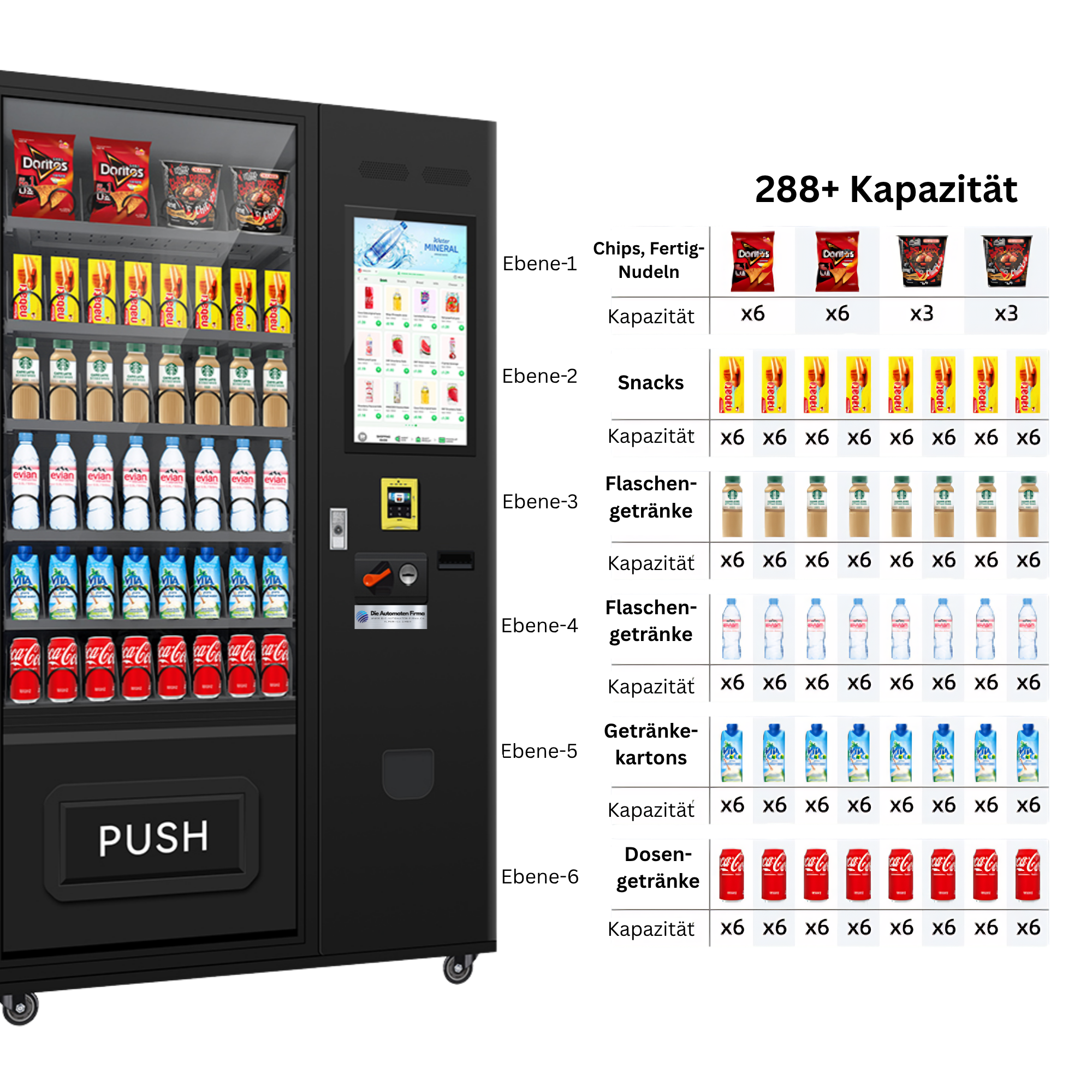 DAF-Rothorn-Snackautomat 288+ (Big Screen)