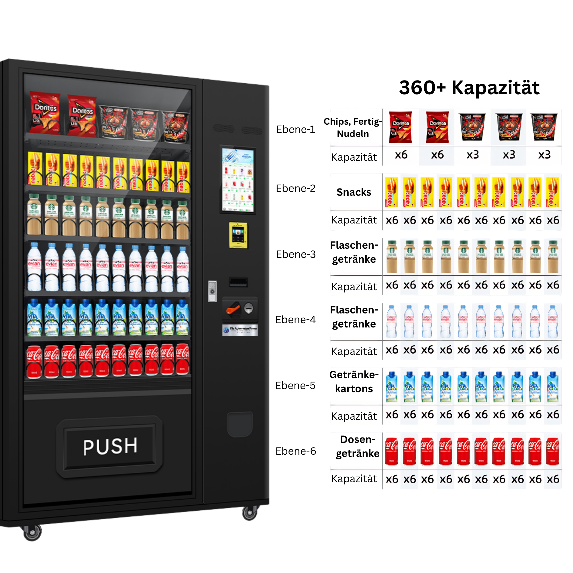 DAF-Weisshorn-Snackautomat 360+